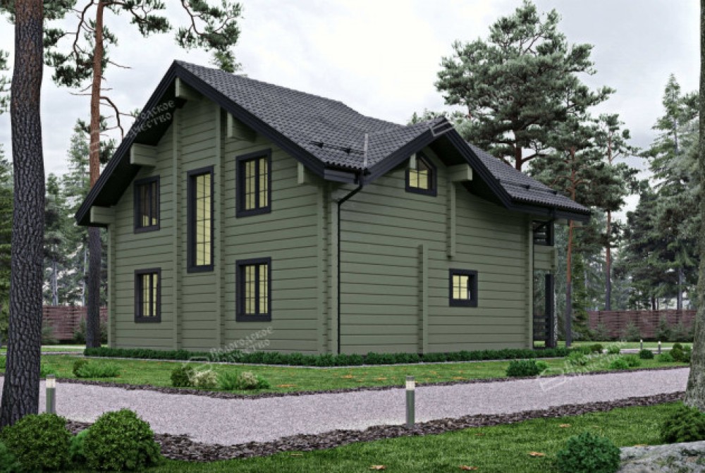 Дом из клееного бруса VZ-351